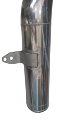 تصویر   لوله بین توربو و اینترکولر کشنده دیما HT-490 ( لوله استیل بزرگ هواکش )